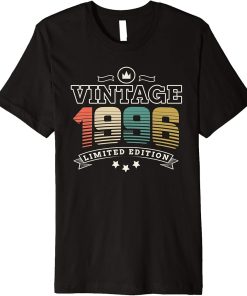 Vintage 1996 - Born In 1996 Birthday Premium T-Shirt