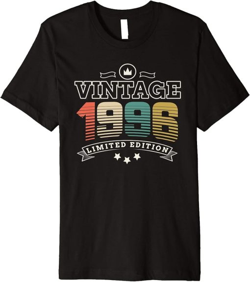 Vintage 1996 - Born In 1996 Birthday Premium T-Shirt