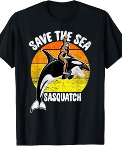 Bigfoot Orca Whale T-Shirt